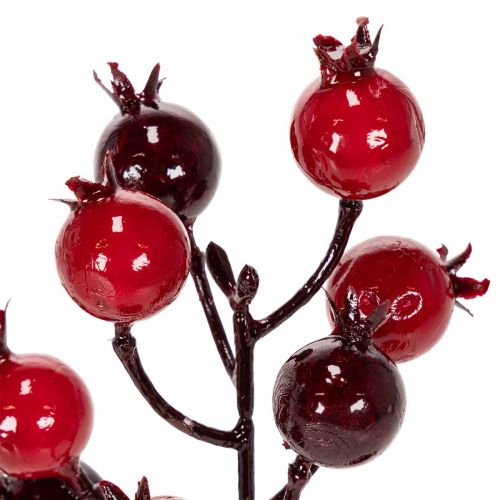 Kunstzweig Granatapfel, 19 cm,