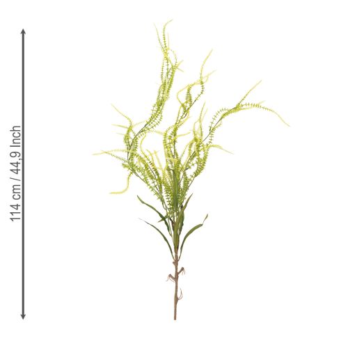 Artikel Grüne Kunst-Borstenhirse 114 cm für stilvolle Hängedekoration und Dekoelemente