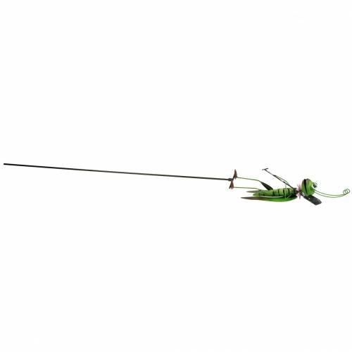 Floristik21 Grashüpfer Gartenstecker Metall Grün H114cm 2St