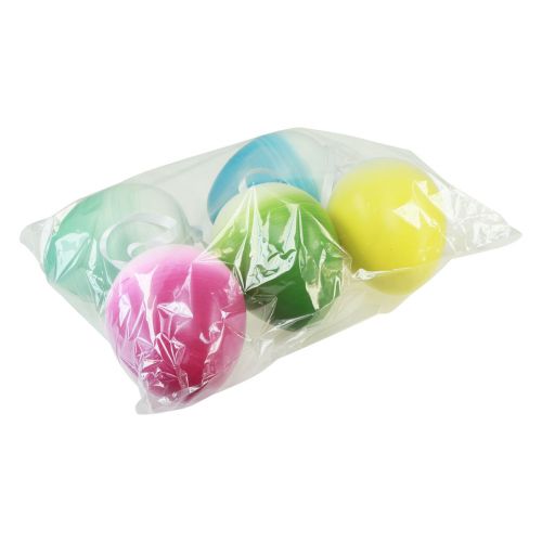 Floristik21 Große Ostereier hängend Plastikeier Pastellfarben 15cm 5 St