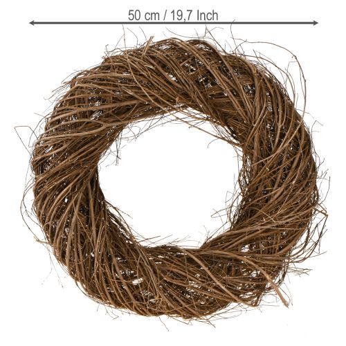 Artikel Großer Deko Kranz Ulme Natur Zweigkranz Ø50cm für Floristen