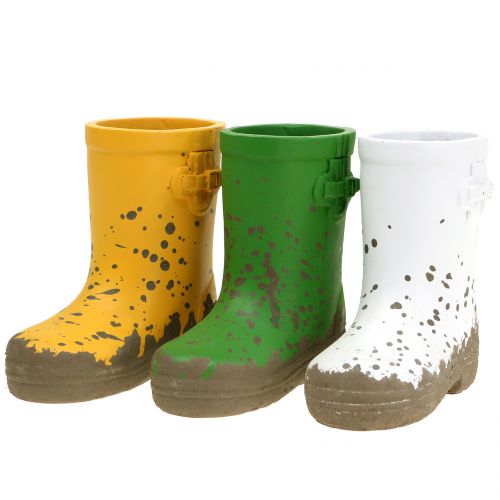 Mini-Pflanztopf Gummistiefel 10,5cm 6St Mini-Pflanztopf Gummistiefel 10,5cm 6St