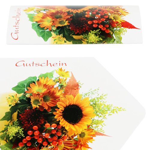 Floristik21 Gutscheine Motiv Sonnenblumen (25St.)