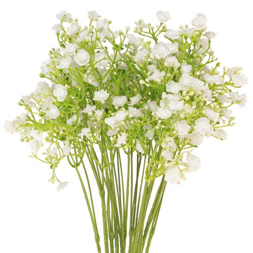 Gypsophila Künstliches Schleierkraut Weiß 68cm 4 Stiele - Perfekte Hochzeitsdeko
