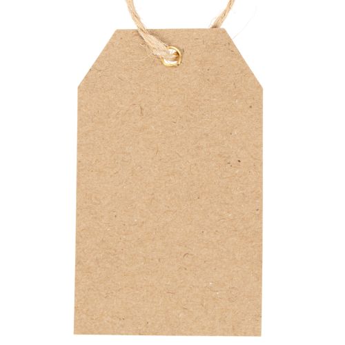 Geschenkanhänger Papier Naturbraun Schöne Weihnachten 8cm 36 Stück | Floristik21.de