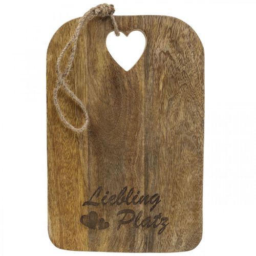 Hängedeko Holz Küchendeko „Liebling Platz“ 30x19,5x2,5cm