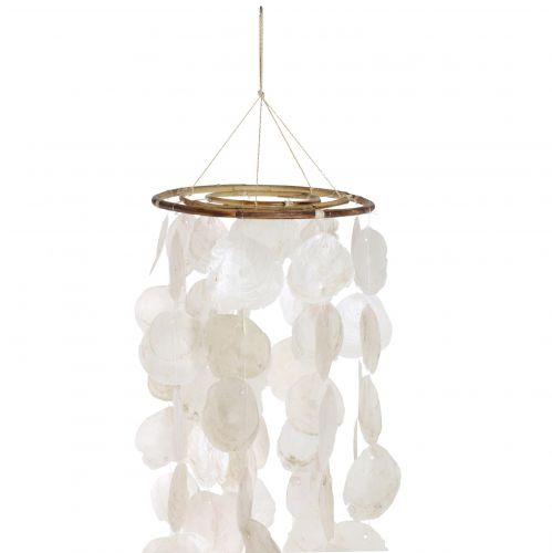 Floristik21 Hängedeko Muscheln Capiz Windspiel Deko Ø29cm 185cm
