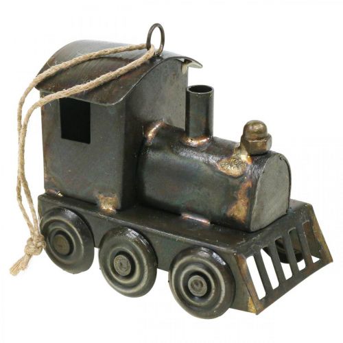 Artikel Christbaumschmuck Lokomotive Weihnachten Metall H7,5cm