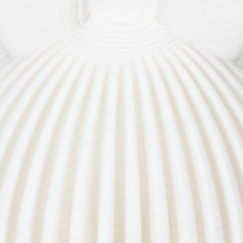 Artikel Dekofigur Hase 13 cm aus Kunststoff in moderner Faltoptik, 3er-Set, zeitloses Weiß