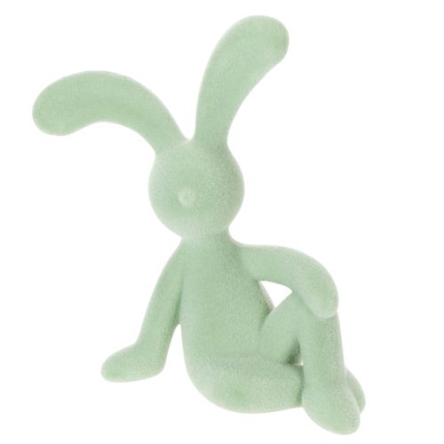 Polyresin Dekofigur Osterhase 22cm für Innenbereich und geschützten Außenbereich, Set à 2