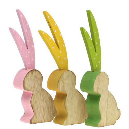 Dekofigur Hase Langohr 15cm 6St