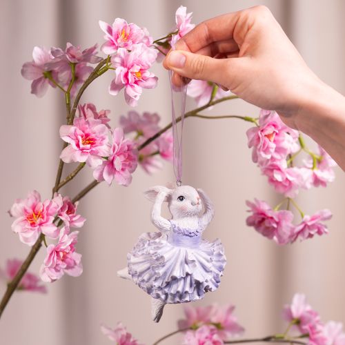 Artikel Bezaubernde Ballerina Hasen Anhänger 12cm für Osterdeko oder Christbaum – 2er Set