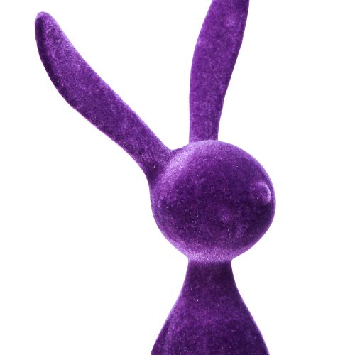 Artikel Hasen Kantenhocker Deko Osterhasen Lila Flieder 28cm – 2. Wahl – Samtig 3er Set