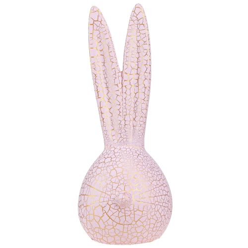 Artikel Hasenkopf Deko Ostern Rosa Gold Keramik Vintage 10x11x28cm Shabby Chic