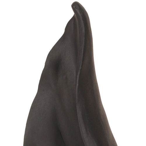 Artikel Hasenohren Deko Osterhase Schwarz modernes Design 20x7,5x29 cm – eleganter Blickfang