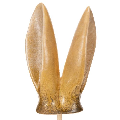 Artikel Hasenohren Gartenstecker 29cm, Frühlingsdeko aus Keramik, 4er Set wetterfeste Tierfiguren für Garten und Osterdekoration