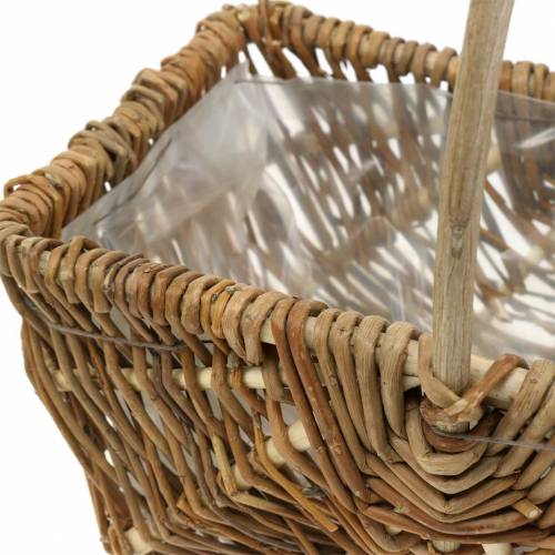 Artikel Henkelkorb rechteckig Natur 34×26/29×20/24×15cm 3er-Set