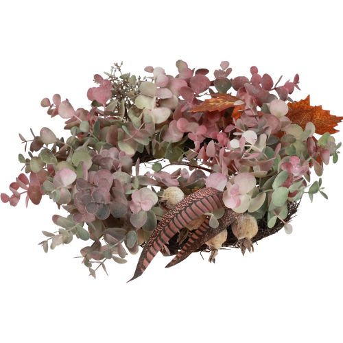 Floristik21 Türkranz Eukalyptus Eukalyptuskranz künstlich Herbst Ø35cm