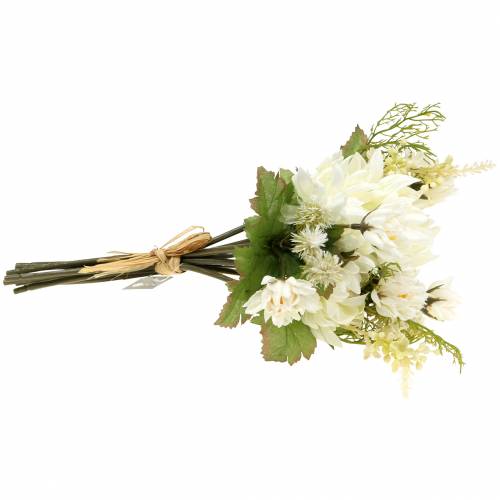 Chrysanthemenstrauß Mix Weiß 35cm