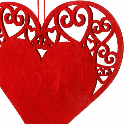 Herz zum Hängen, Hochzeitsdeko, Schmuckanhänger Herz, Herzdeko, Valentinstag 12St