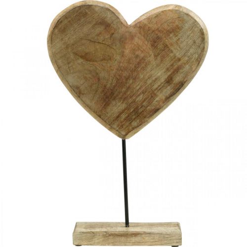 Floristik21 Herz zum Stellen, Valentinstag, Hochzeitsdeko, Muttertag, Holzdeko H45cm