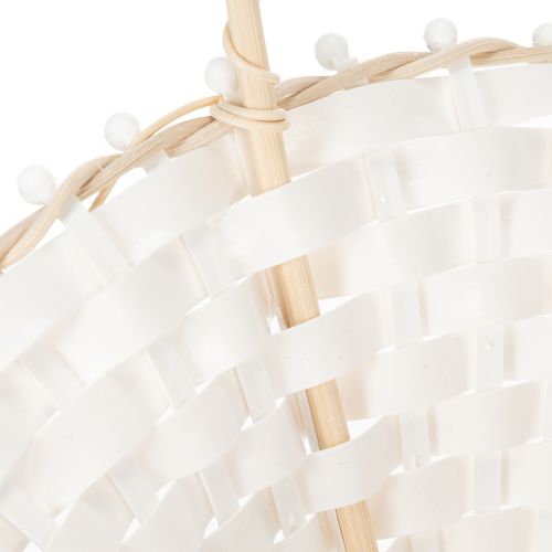 Hochzeit Streukörbchen Weiß 24x17cm Blumenkinder Deko Vintage Hochzeit | Floristik21.de