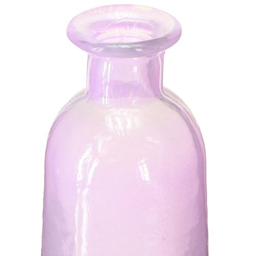 Artikel Hohe Blumenvase Lila Glas Deko Flasche Ø6,5cm H30cm