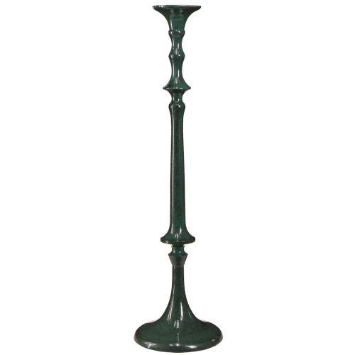 Artikel Metall Kerzenhalter in Keramikoptik Grün H49cm - Vielseitige Eleganz für Tischdeko & Raumbeleuchtung