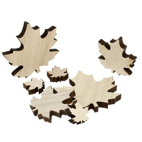 Holzblätter, Ahornblätter Mix 2,5cm - 7cm 36St Holzblätter, Ahornblätter Mix 2,5cm - 7cm 36St