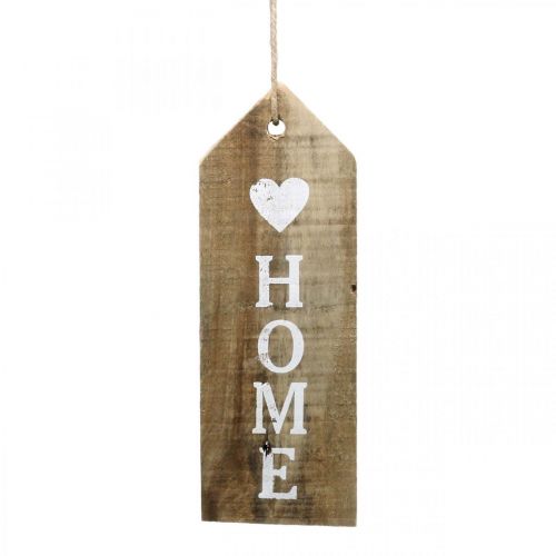 Haus zum Hängen, Holzdeko “Home”, Dekoanhänger Shabby Chic H28cm