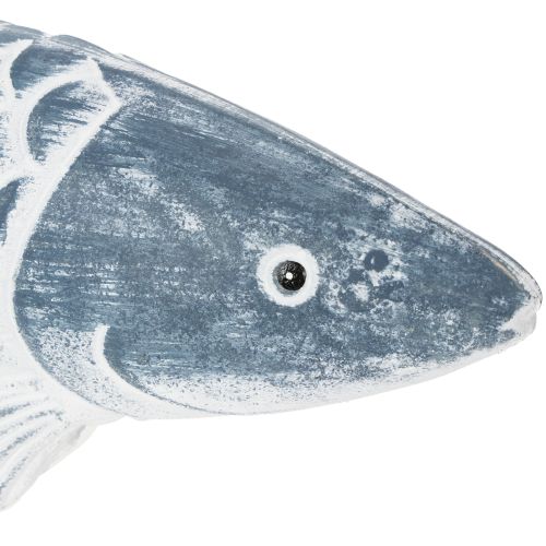 Holzfisch Dekorationsobjekt aus Holzmehl, 35cm, für Innenbereich | Floristik21.de