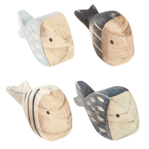 Artikel Holzfische Maritime Tischdeko Sommer Flair 8-9cm 8 Stück