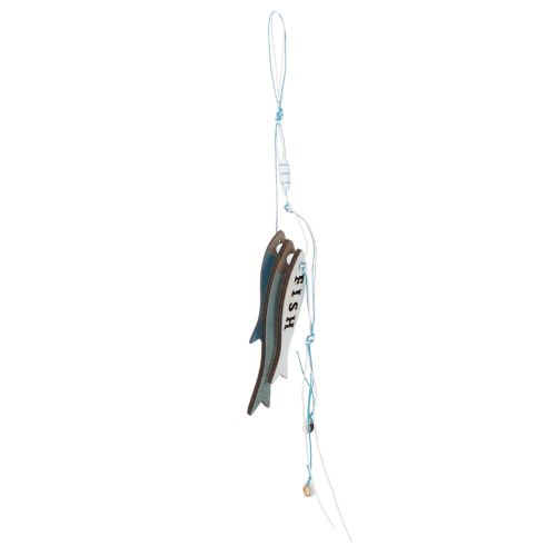 Holzhänger Fische Blau 36cm 4St