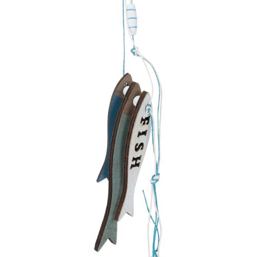 Holzhänger Fische Blau 36cm 4St | Floristik21.de