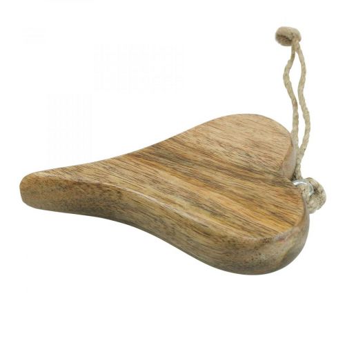 Floristik21 Holzherz Dekohänger Herz Holz Deko zum Hängen Natur 14cm