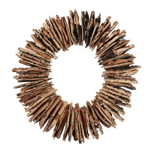 Floristik21 Holzkranz Birkenrinde Naturkranz Dekokranz Natur Ø30cm