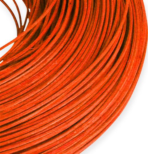 Floristik21 Peddigrohr Orange 1,3mm 250g