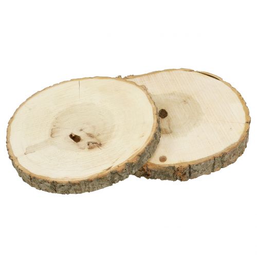 Floristik21 Holzscheibe Natur 20cm 2St