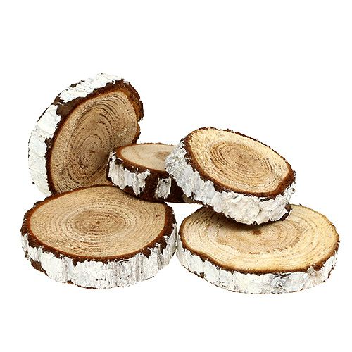 Floristik21 Holzscheiben Tannen Optik 3-7,5cm 500g