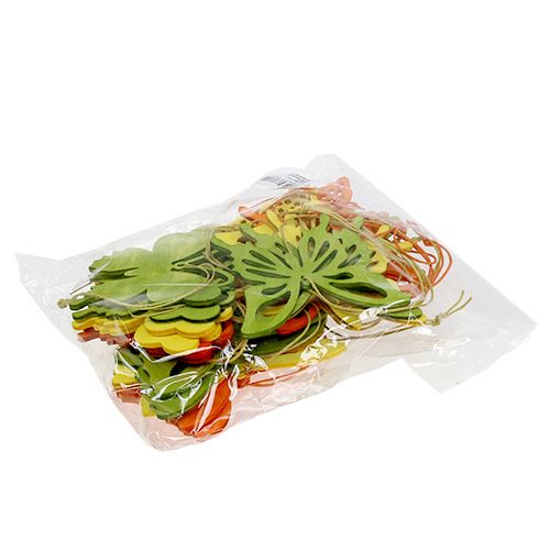 Floristik21 Holzschmetterlinge zum Hängen 8cm - 10cm 24St