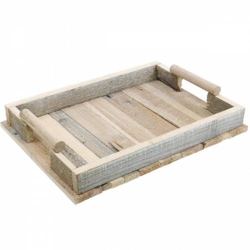 Deko-Tablett, Holzdeko, Tablett aus Holz, Tischdeko 37,5cm Deko-Tablett, Holzdeko, Tablett aus Holz, Tischdeko 37,5cm