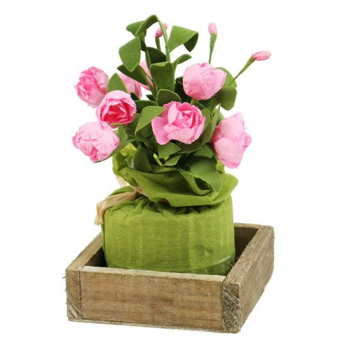 Artikel Holztablett 14cm x14cm x 3cm gewaschen