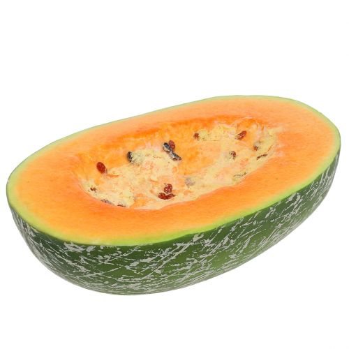 Honigmelone halb 22,5cm Hellorange Honigmelone halb 22,5cm Hellorange