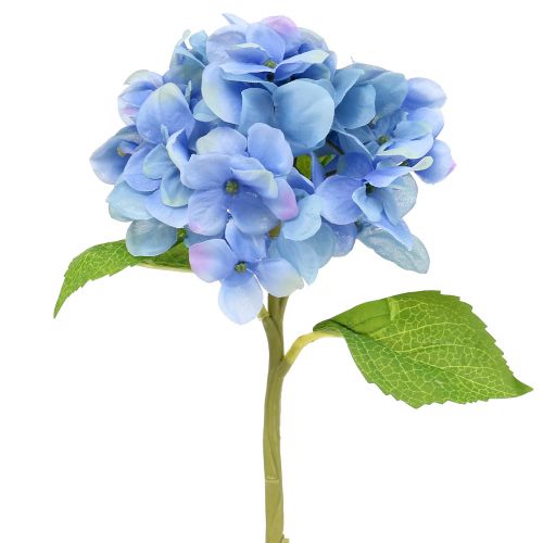 Floristik21 Hortensie Blau Kunstblume 36cm