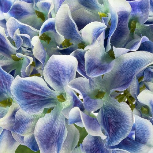 Artikel Künstlicher Hortensienzweig Blau 80 cm – Dekozweig für elegante Arrangements (2 Stück)