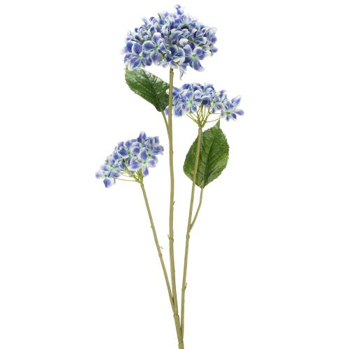 Artikel Künstlicher Hortensienzweig Blau 80 cm – Dekozweig für elegante Arrangements (2 Stück)