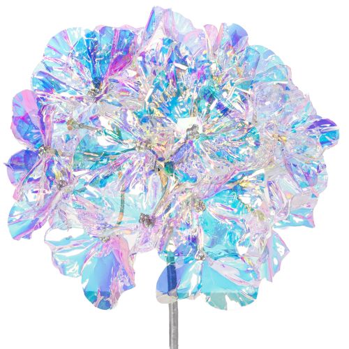 Künstlicher Blütenzweig Hortensie Kunststoff irisierende Farben 36cm 2St einkaufen | Floristik21.de