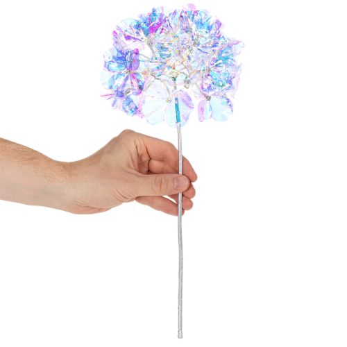 Künstlicher Blütenzweig Hortensie Kunststoff irisierende Farben 36cm 2St | Floristik21.de