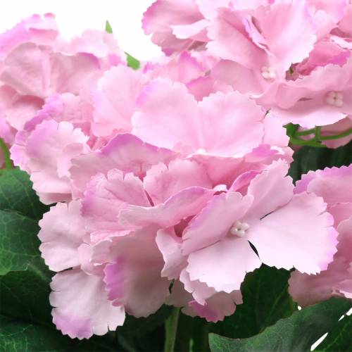 Hortensie im Topf Künstlich Rosa 35cm