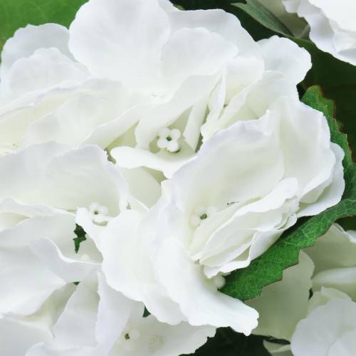 Artikel Hortensie im Blumentopf Künstlich Weiß 35cm